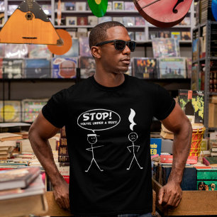 Sluta att du är under en vilopolissnål Music Humor T Shirt