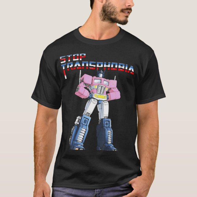Sluta att transportera transphobia Protected Trans T Shirt (Framsida)