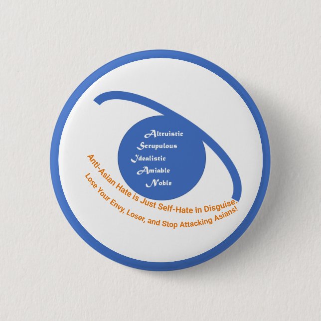 Sluta attackera asiater-knapp knapp (Framsida)