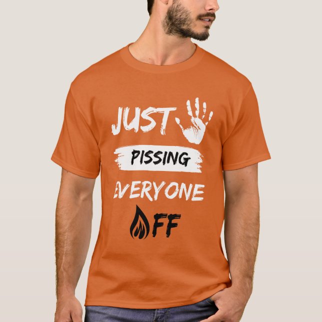 Sluta bara stänga av alla t shirt (Framsida)