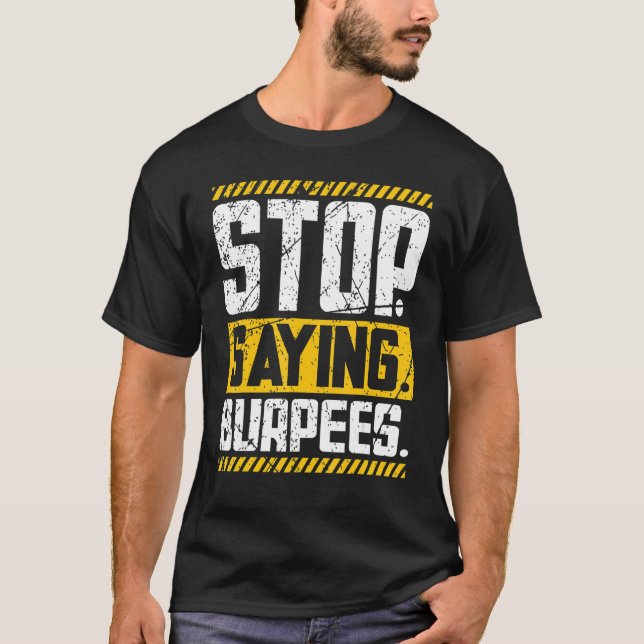 Sluta betala kalkylblad Powerlyftning Weightlif T Shirt (Framsida)
