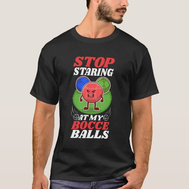 Sluta börja på min Bollar T Shirt (Framsida)