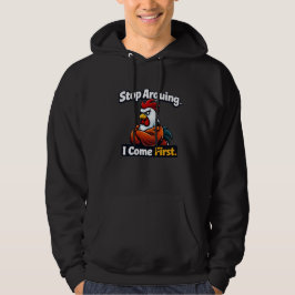 Sluta bråka. Jag kommer först. bemanningsplan cita Hoodie