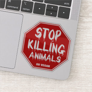 Sluta döda djur, Vegan Activism Klistermärken