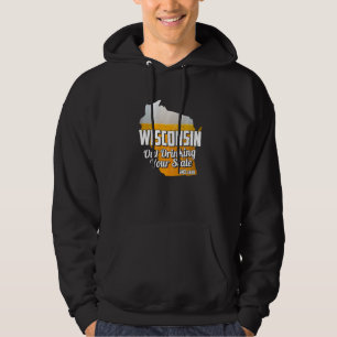 Sluta dra ditt tillstånd sedan 1848 Beer Wisconsin Hoodie