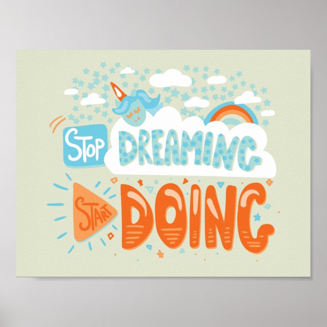 Sluta drömma, börja göra Honeydew Poster (Framsidan)