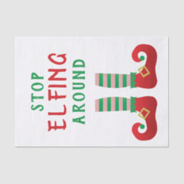 Sluta flinga omkring på den roliga julklappen Elf