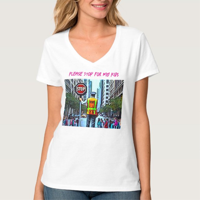 Sluta för mina barn t shirt (Framsida)