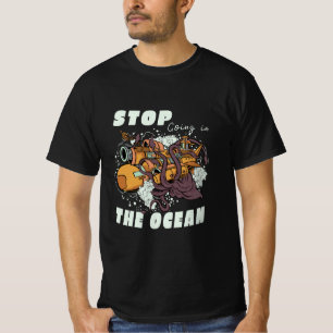 SLUTA GÅ I OCEANA SUBMARINE OCTOPUS T SHIRT