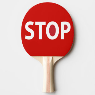 Sluta gå Ping Pong Paddle Pingisracket