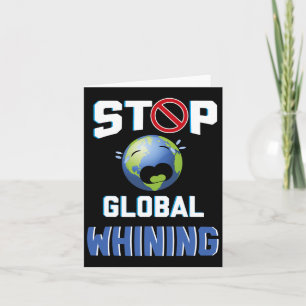 Sluta Göra Global Jammer Roligt Sarksastiskt Earth Kort