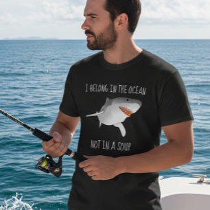 Sluta Hajfensfisket Tillhör Oceanen Inte Soppan T Shirt