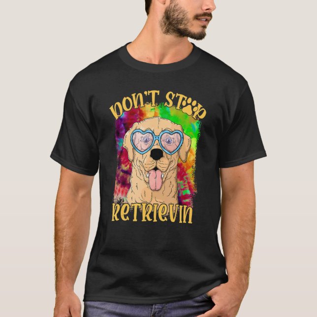 Sluta hämta färglös gyllene återanskaffare t shirt (Framsida)
