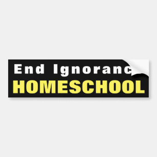 Sluta ignorera HOMESCHOOL Bildekal