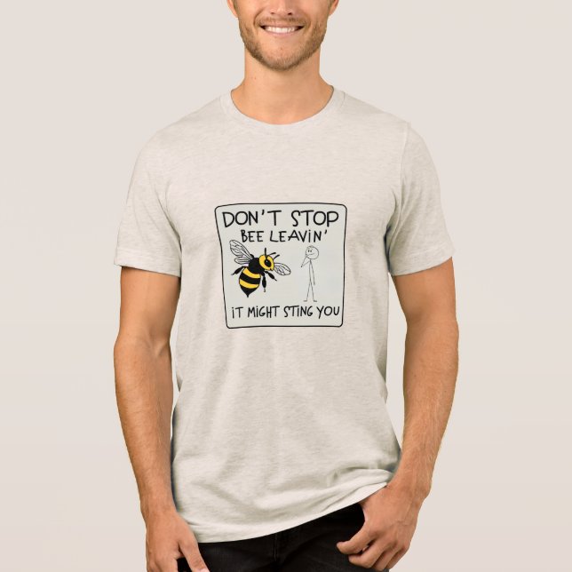 Sluta inte bli kvar t shirt (Framsida)