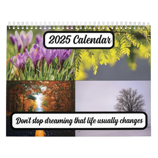Sluta inte drömma om att livet vanligtvis förändra kalender (Omslag)