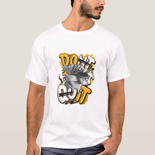 Sluta inte kämpa t shirt (Framsida)