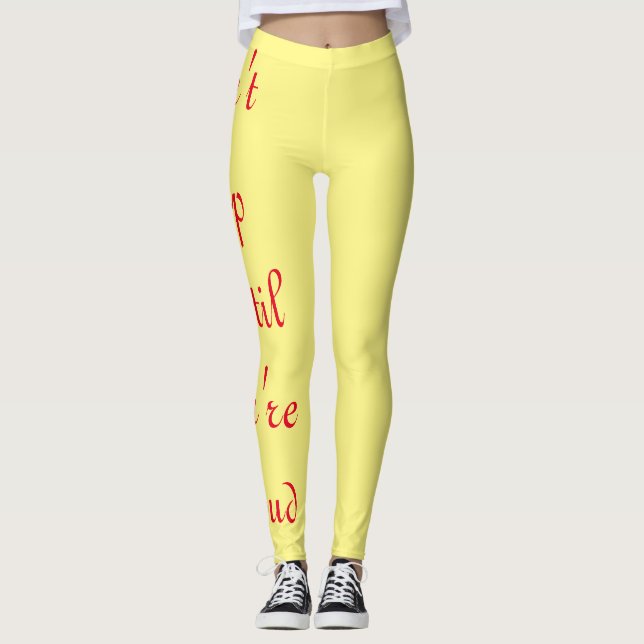 sluta inte leggings (Framsida)