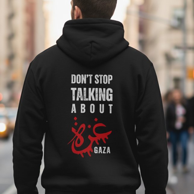 Sluta inte prata om Gaza T Shirt (Skapare uppladdad)