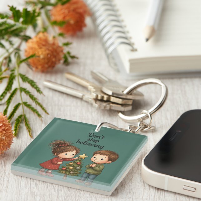 Sluta inte tro julstickeri (Högra Framsidan)