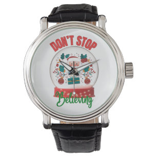 Sluta inte tro på Santa God jul Armbandsur