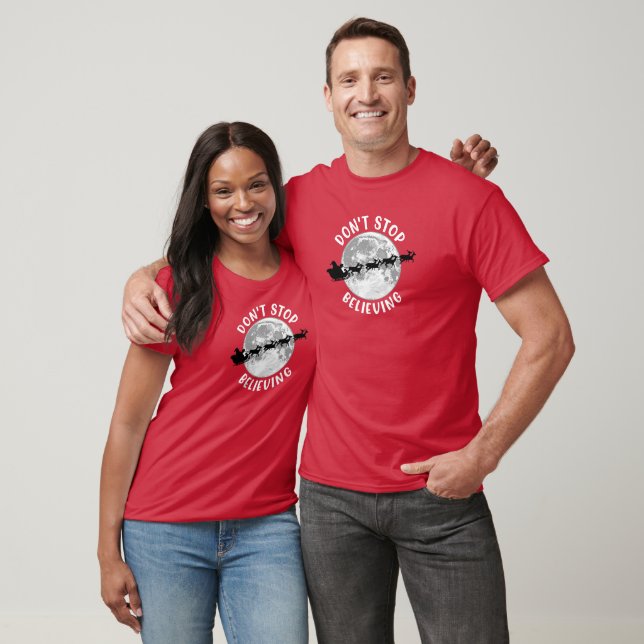 Sluta inte tro t shirt (Unisex)