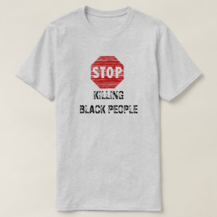 SLUTA KILLA BLINKAR MÄNNISKOR T SHIRT