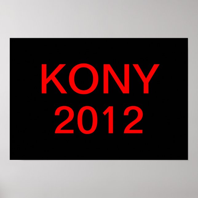 Sluta Kony Poster (Framsidan)