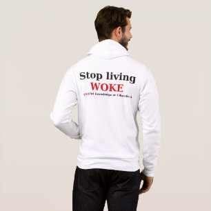 Sluta leva WOKE zip hoodie T Shirt