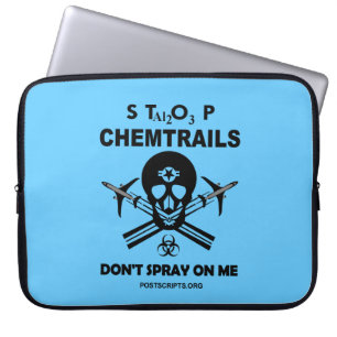 Sluta med Chemtrails - Spray inte på mig! Laptop Fodral