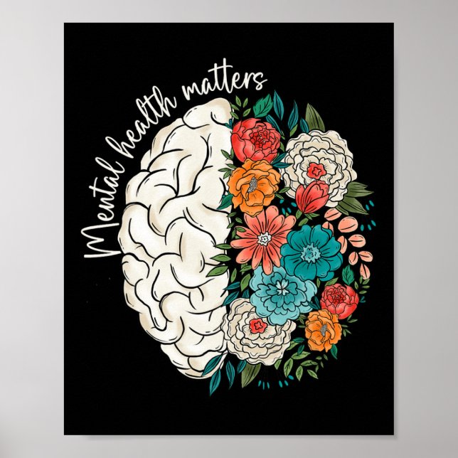 Sluta med de mentala hälsoproblemen i Stigma Groov Poster (Framsidan)