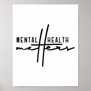 Sluta med de psykiska problemen i Stigma Poster