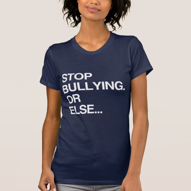 SLUTA MED MOBBNING ANNARS... TEE SHIRT (Framsida)
