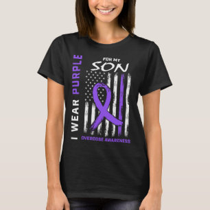 Sluta med överdosmedvetenhet T-shirt Son Augusti L