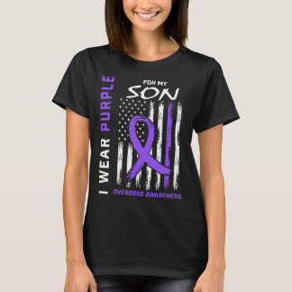 Sluta med överdosmedvetenhet T-shirt Son Augusti L