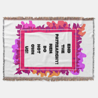 Sluta med patriarkin! filt