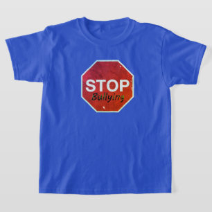Sluta mobba anti-mobbning t shirt