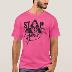 Sluta mörda valar 3 t shirt