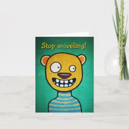 "Sluta nivellera" födelsedagskort Kort