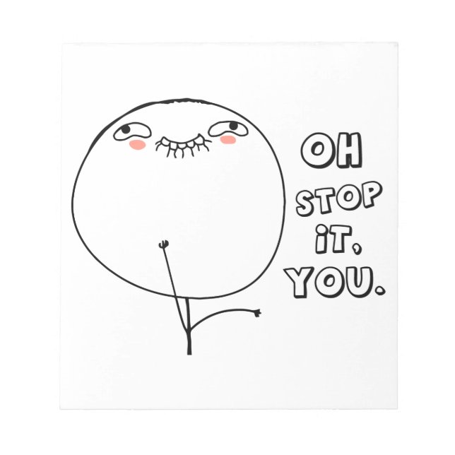 Sluta nu. - minne anteckningsblock (Framsida)