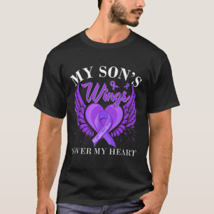 Sluta överdosera min sons Vingar mitt hjärta T Shirt