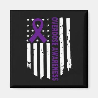 Sluta överdosering med Ribbon Opioid Överdosering  Magnet