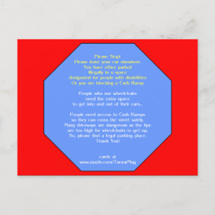 Sluta parkera här vykort