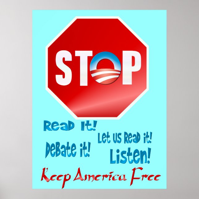 Sluta! Poster (Framsidan)