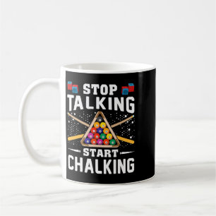 Sluta prata och börja chatta med Bassäng Billiards Kaffemugg