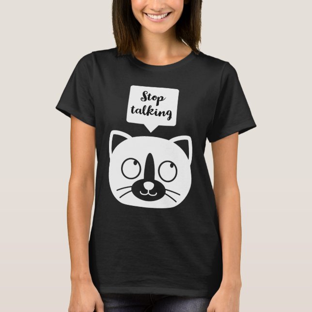 Sluta prata t shirt (Framsida)