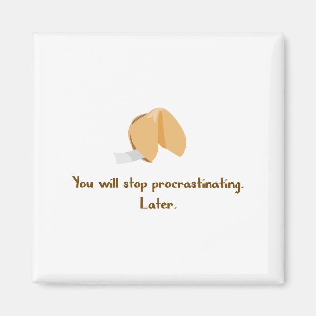 Sluta prokräkta magnet (Framsidan)