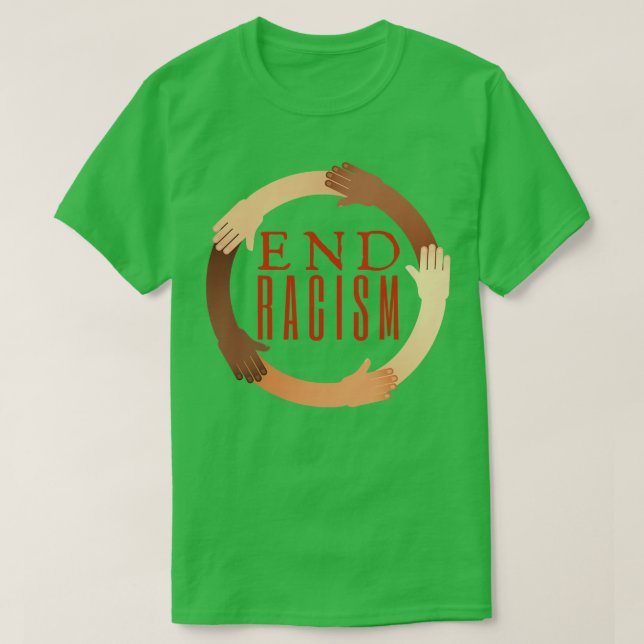 Sluta rasism t shirt (Design framsida)
