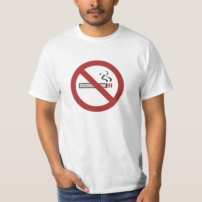 Sluta röka Cigarette Anpassningsbar T-shirts (Framsida)