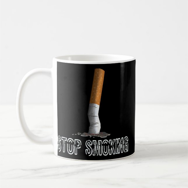 Sluta röka genom att klicka på Cigarettknappen för Kaffemugg (Vänster)